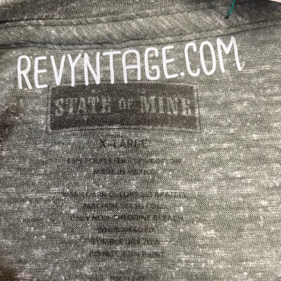 Hand Printed Upcycled Mens XL Vintage Eiffel Tower Paris Architecture Tee Shirt - Picture 5 of 5